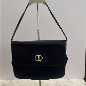 Bally Vintage Navy Envelope Bag
